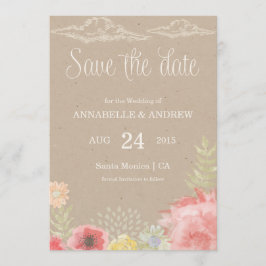 No casamento de Meadow Summer Salve o Cartão de Da