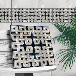 Nó celta concha de abalone e pérola