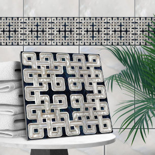 Nó celta concha de abalone e pérola