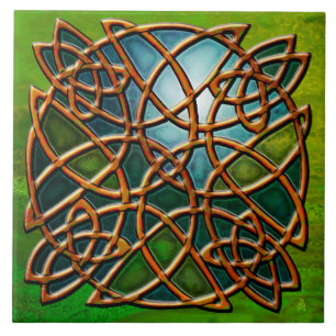 Nó Celta de Cobre (Azulejo cerâmico)