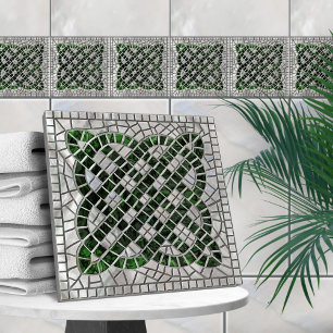 Nó celta do mosaico - Abalone Shell e Pearl