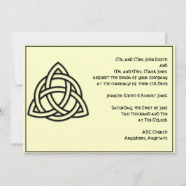 Nó Celta no Convite para Casamento de Marfim Negro