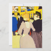 No clube noturno de Toulouse Lautrec, Vintage Art