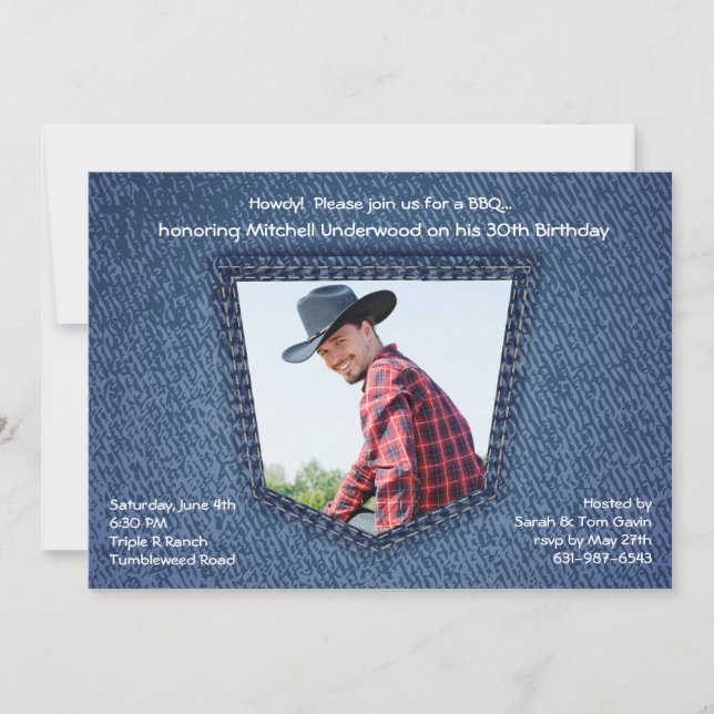 No Convite de Fotos do Bolso (Frente)