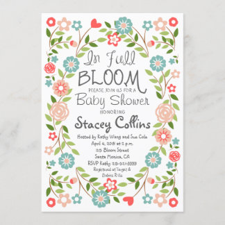 No Convite Para Chás de fraldas De Sangue De Cheio