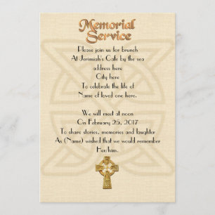 Nó & cruz celtas do convite da cerimonia