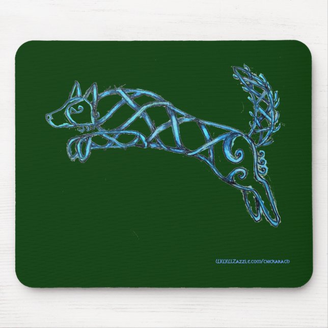 Nó de border collie, Mousepad (Frente)