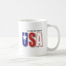 "No deus nós confiamos" a caneca de café com 34:8