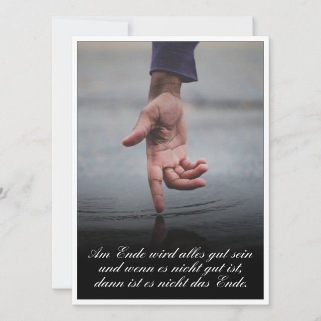 No final tudo estará bem (Frente)