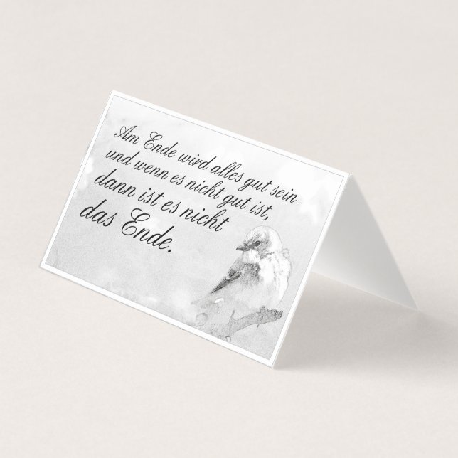 No final tudo estará bem (Frente)