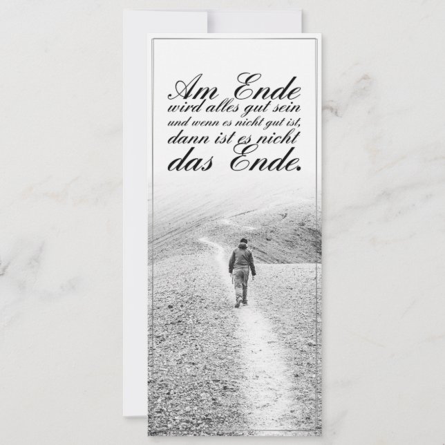No final tudo estará bem (Frente)