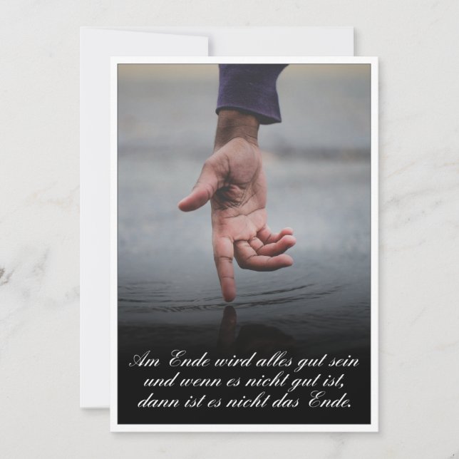 No final tudo estará bem (Frente)