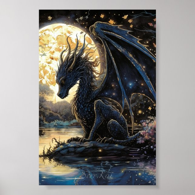 No Impressão de borda lunar e descarregável (Frente)