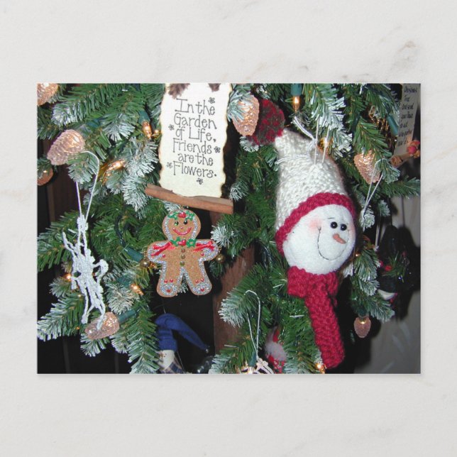 No Jardim da Vida Amigos estão o Cartão das Flores (Frente)