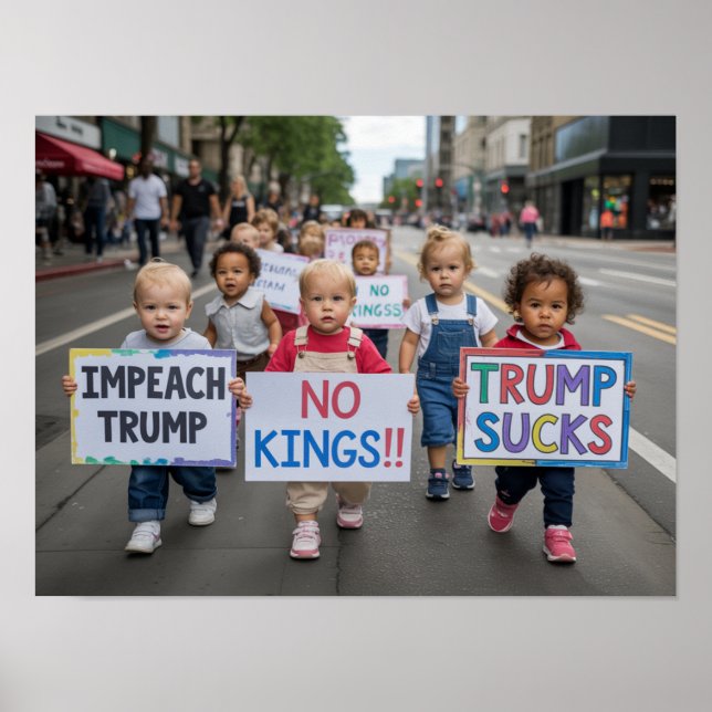 No Kings Toddler Poster (Frente)