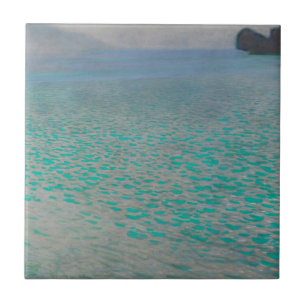 No Lago Attersee de Gustav Klimt, Vintage Fine Art