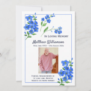 No Loving Memory Esquece-me de não ser um cartão f