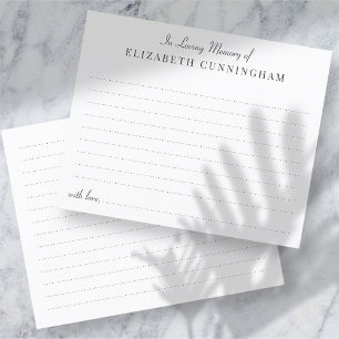 No Loving Memory Funeral Classic Compartilha Uma M