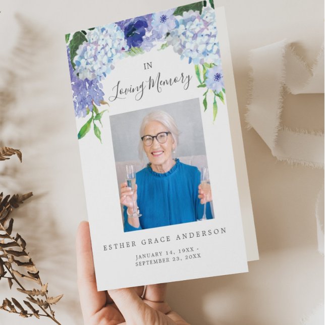 No Loving Memory Funeral Folheto do Programa Dobra (Criador carregado)