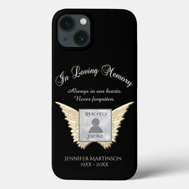 No Loving Memory Photo Angel WIngs Case-Mate iPhon (Verso)