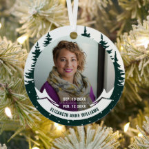 No Loving Memory Photo Christmas Metal