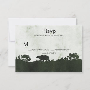 No Mato Selvagem Esmeralda Verde Paisagem RSVP