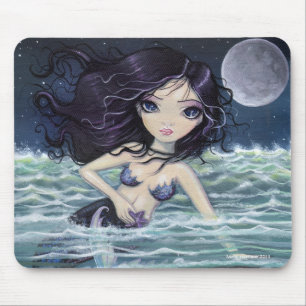 No meio do mousepad de sereia do mar suave