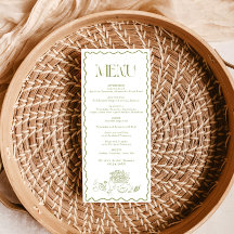 No menu Chá de panela de mercado, Bridal Brunch