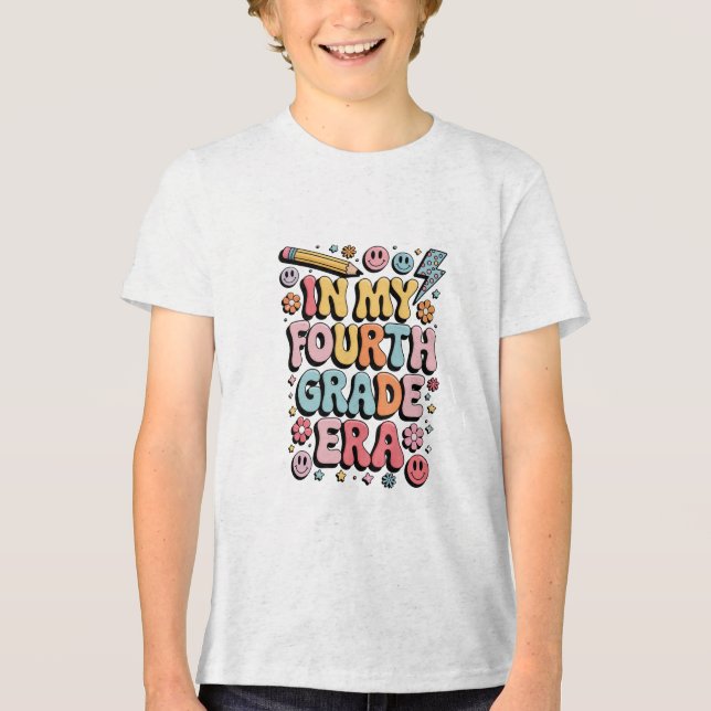 No meu quarto ano, 4° ano, voltando à escola (Frente)