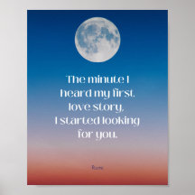 No minuto que ouvi minha primeira Poster de histór