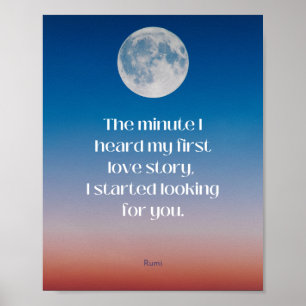 No minuto que ouvi minha primeira Poster de histór