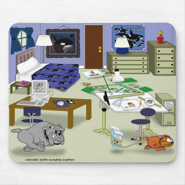 No Mousepad De Execução (Frente)