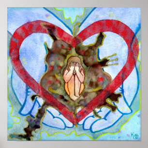 No poster das mãos do deus