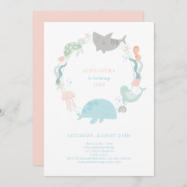 No Primeiro Convite De Aniversário Do Mar