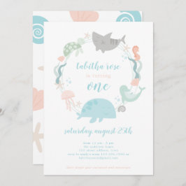 No Primeiro Convite De Aniversário Do Mar