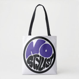 NO STYLIST double purp emblem Tote