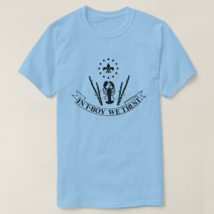 No T-Menino nós confiamos a camiseta engraçada d