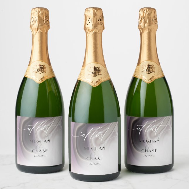 No Último Dusty Plum Agate Abstrato (Garrafas)