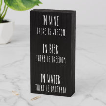 No vinho há sabedoria