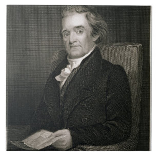 Noah Webster (1758-1843) gravado por Frederick W.