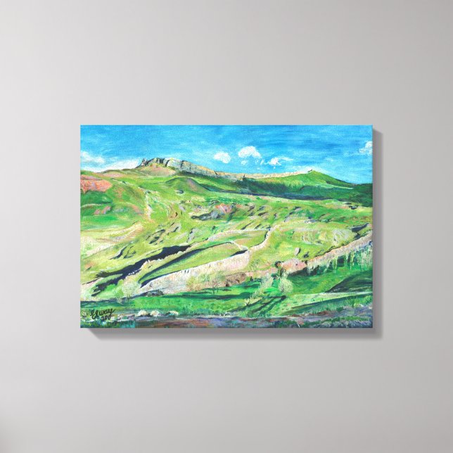 Noah's Ark Painting Canvas Print (Frente)