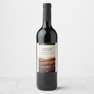 Noble Vine Design: Rótulos Cativantes para Premium