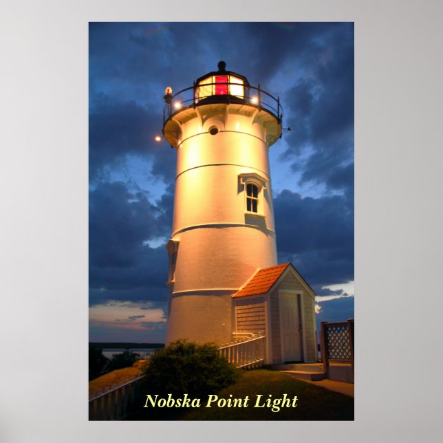 Nobska Point Lighthouse Poster (Frente)