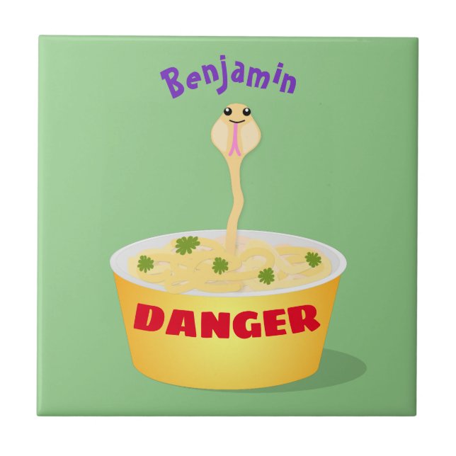 Nódulos bonitos cobra ilustram humor com ilustraçã (Frente)