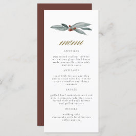 NOEL Winter Berry Natal Weday Menu