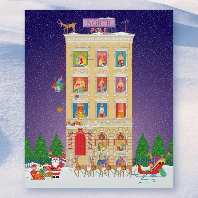 Noite antes da Poster de Natal (Criador carregado)