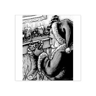 NOITE ANTES DO NATAL, PAPAI NOEL CARIMBO DE BORRAC