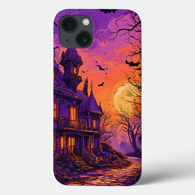 Noite Assustadora de Halloween com Abóboras Lumino (Verso)