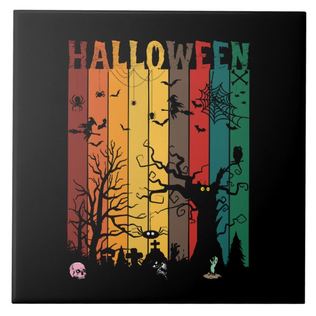 Noite Colorida de Halloween (Frente)