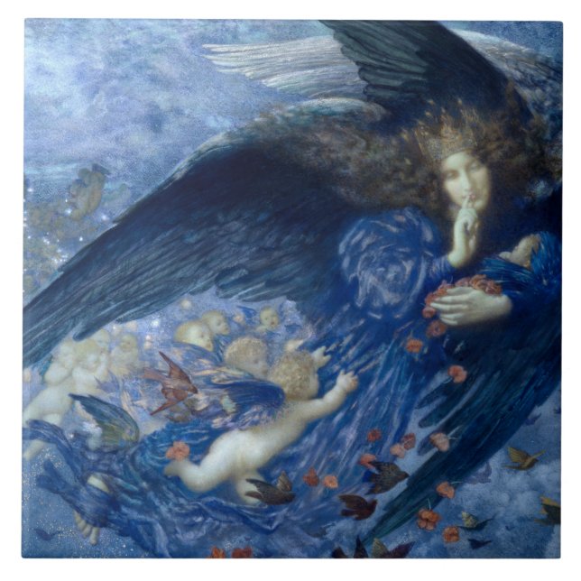 Noite com seu trem de estrelas (Angel com Cherubs) (Frente)